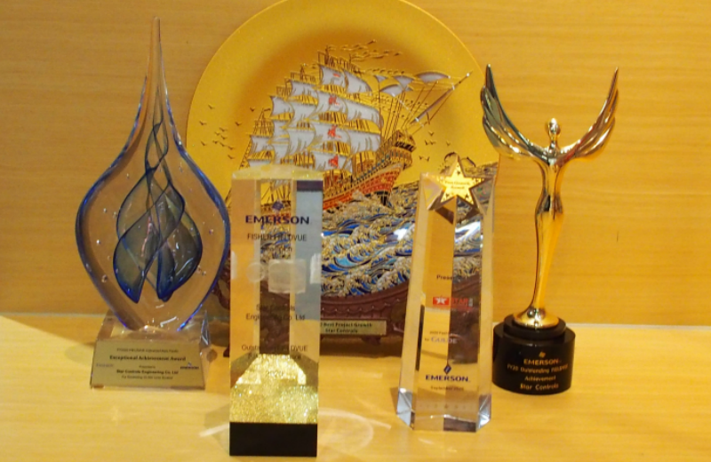 B体育亚洲官方网站荣获艾默生颁发的五大奖项